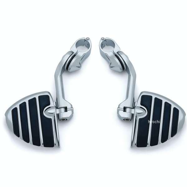 【メーカー在庫あり】 クリアキン Kuryakyn ツアーテック クルーズマウント ISO-WING ロングアーム クローム 4528 HD店