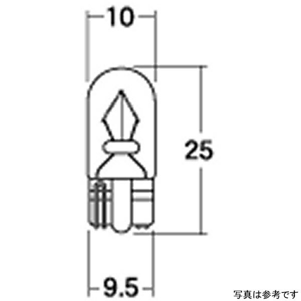 キタコ ウェッジバルブ T10-12V1.7・C モンキーR 806-0000007 HD店