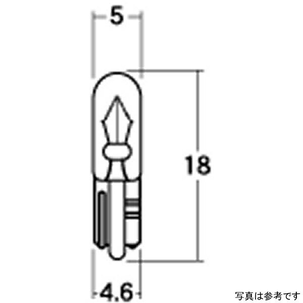 キタコ ウェッジバルブ T5-12V2W・C60SP