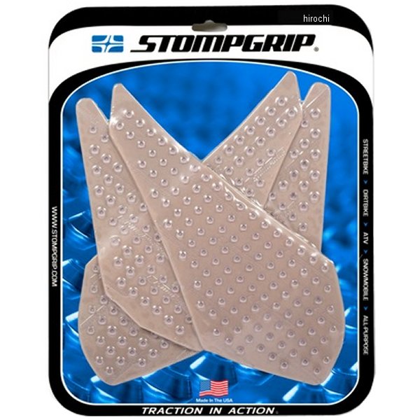ストンプグリップ STOMPGRIP トラクションパッド タンクキット 07年-08年 YZF-R1 クリア 55-10-0006C HD店