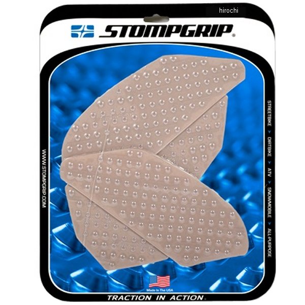 ストンプグリップ STOMPGRIP トラクションパッド タンクキット 09年-14年 YZF-R1 クリア 55-10-0007C HD店