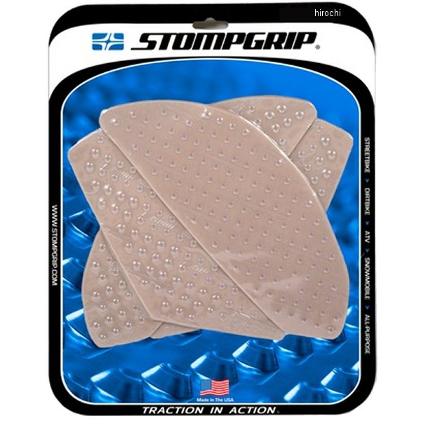 ストンプグリップ STOMPGRIP トラクションパッド タンクキット 07年-08年 Ninja650R クリア 55-10-0035C HD店