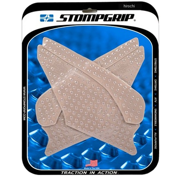 ストンプグリップ STOMPGRIP トラクションパッド タンクキット 08年-12年 Ninja250R クリア 55-10-0036C HD店