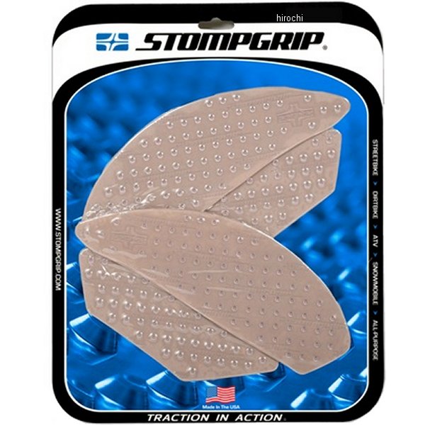 ストンプグリップ STOMPGRIP トラクションパッド タンクキット 09年-11年 Ninja650、Ninja400 クリア 55-10-0039C HD店