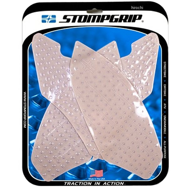 ストンプグリップ STOMPGRIP トラクションパッド タンクキット 09年-14年 S1000RR クリア 55-10-0082C HD店