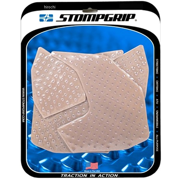 ストンプグリップ STOMPGRIP トラクションパッド タンクキット 14年-20年 FZ09、MT09 クリア 55-10-0092C HD店