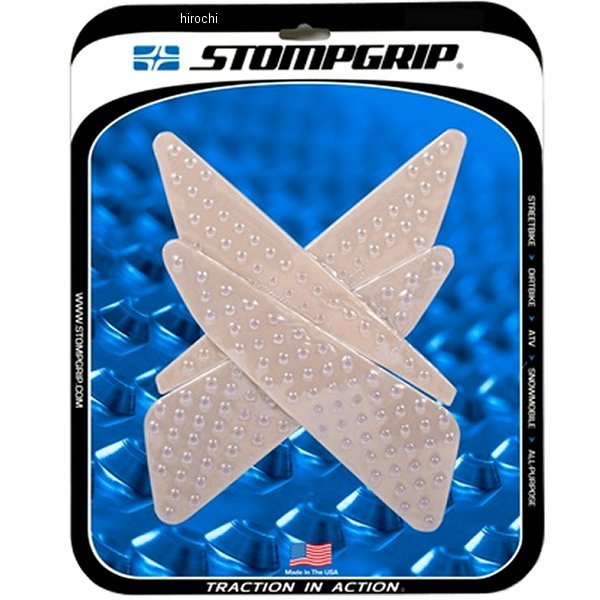 ストンプグリップ STOMPGRIP トラクションパッド タンクキット 15年-17年 FZ07、MT07 クリア 55-10-009..