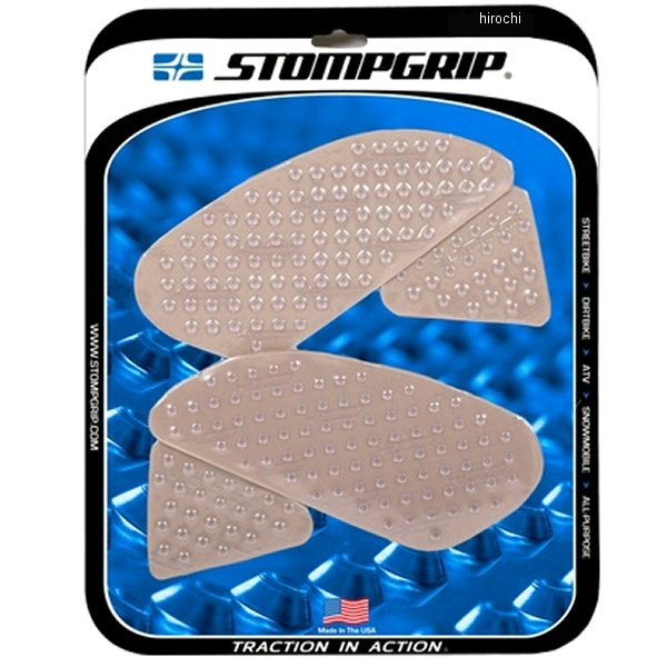 ストンプグリップ STOMPGRIP トラクションパッド タンクキット 14年-17年 CBR300R、CBR250R クリア 55-10-0100C HD店