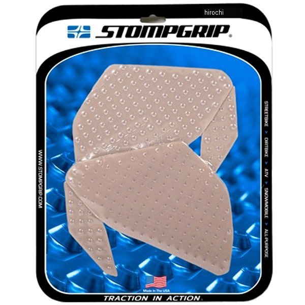 ストンプグリップ STOMPGRIP トラクションパッド タンクキット 15年-18年 YZF-R3、YZF-R25 クリア 55-10-0104C HD店