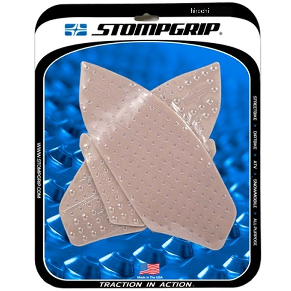ストンプグリップ STOMPGRIP トラクションパッド タンクキット 16年-18年 CBR500R、CBR400R クリア 55-10-0123C HD店