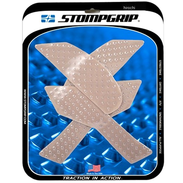 ストンプグリップ STOMPGRIP トラクションパッド タンクキット 17年-20年 Z900 クリア 55-10-0144C HD店