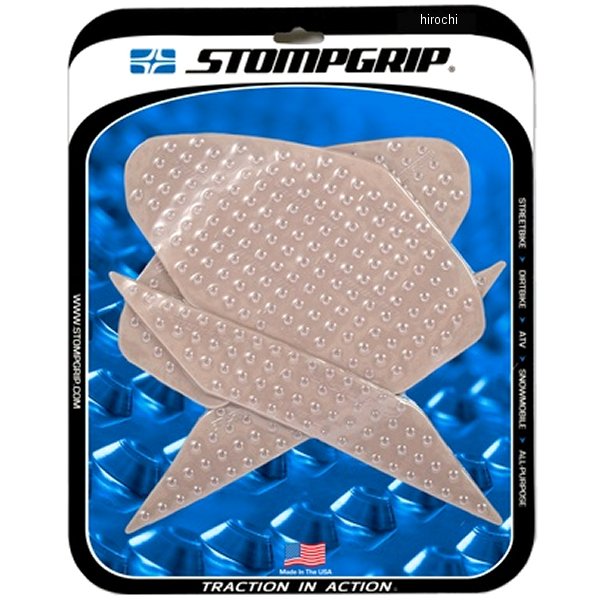 ストンプグリップ STOMPGRIP トラクションパッド タンクキット 18年-20年 Ninja250、Ninja400 クリア 55-10-0149C HD店