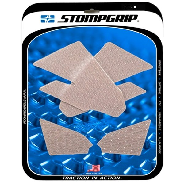 ストンプグリップ STOMPGRIP トラクションパッド タンクキット 13年-17年 F700GS、800GS クリア 55-14-0084C HD店
