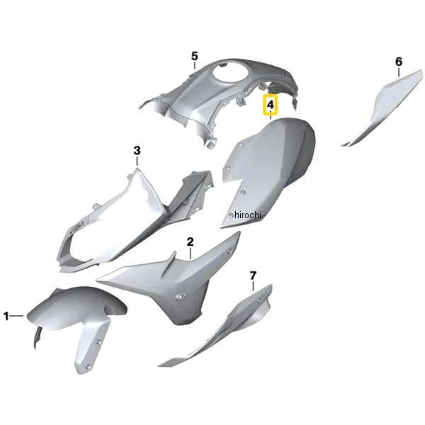 BMW純正 フューエルタンクカバー LH 46638556741 HD店