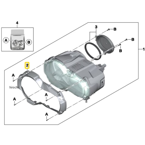 BMW純正 ヘッドライト カバー 63128526010 HD店