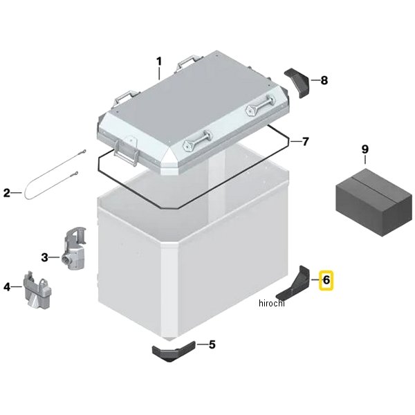 BMW純正 ロア カバー RH 71607694178 HD店