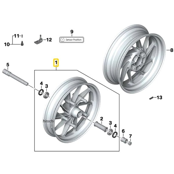BMW純正 F HP 鍛造ホイール 71607710904 HD店