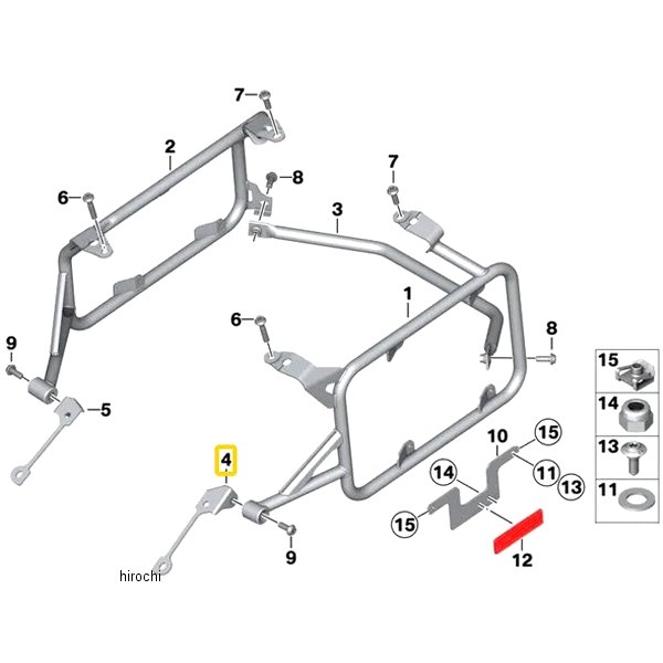 BMW純正 ホルダー ケース キャリア LH 46548540997 HD店