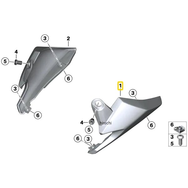 BMW純正 (SO)メーター パネルカバーLH 46638526519 HD店