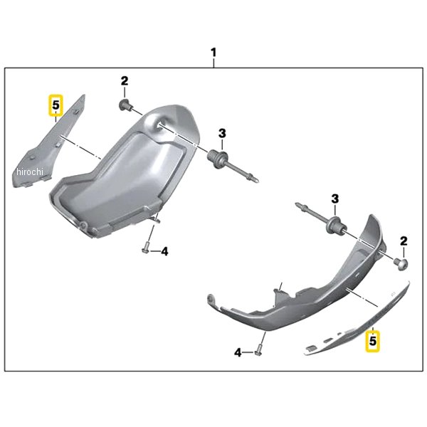 BMW純正 ステップ プレート ガード LH 77148535747 HD店