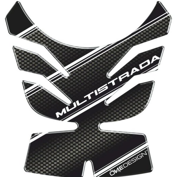 ワンデザイン ONEDESIGN タンクパッド 15年-16年 ドゥカティ MULTISTRADA1200、1200S カーボン柄 MULTISTRADAロゴ入り CGDMP HD店