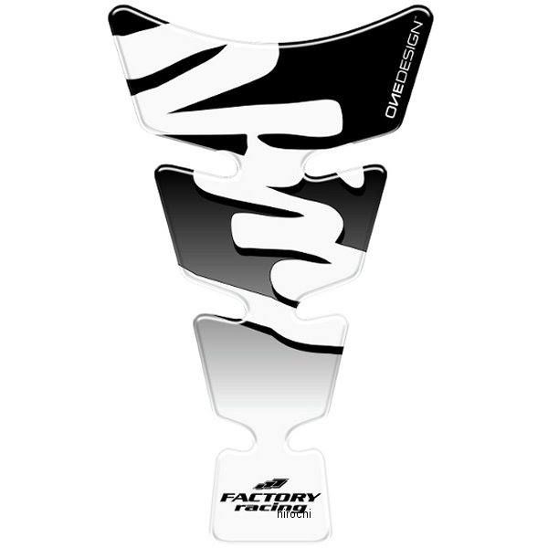 ワンデザイン ONEDESIGN タンクパッド 忍 213x128mm 黒/クリア グラデーション CGS29P HD店