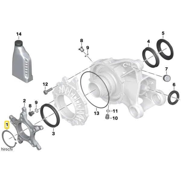 BMW純正 ロック リング 07119905076 HD店