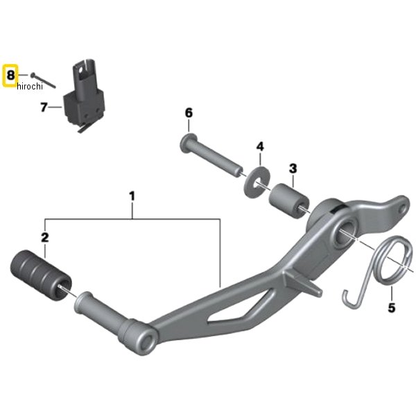 BMW純正 溝付キピン 07119906874 HD店