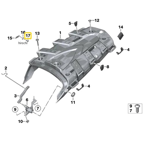 BMW純正 スクリュー プラスチック用 07149126185 HD店