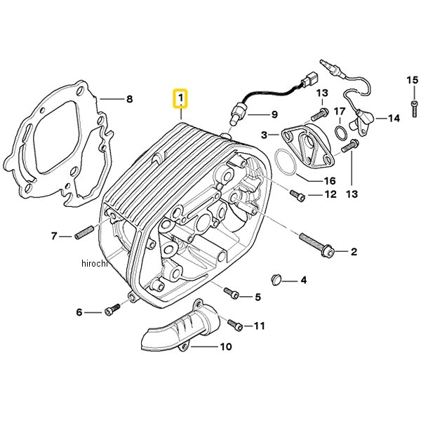 BMW純正 シリンダー ヘッド silber RH 11127718474 HD店