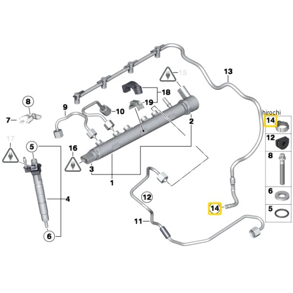 BMW純正 ホース クランプ 13537795244 HD店