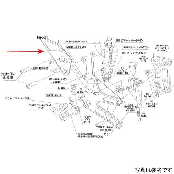 ビート BEET RH ヒールガードSET 11ZX-10R 9120-KB3-20 HD店