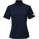 【メーカー在庫あり】 フリーズテック FREEZE TECH 冷感シャツ 半袖モックネック レギュラーフィット パフォーマンスライン ネイビー Lサイズ 25170059 HD店(2)