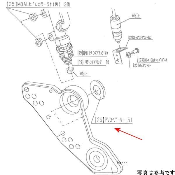 ビート BEET Pプレート スペーサーカラー Ninja650 9096-KD7-00 HD店