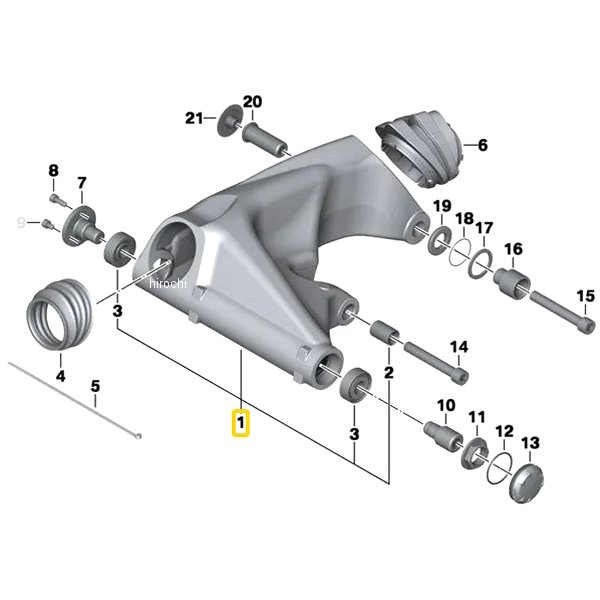 BMW純正 R スイングアーム Silber 33178523870 HD店