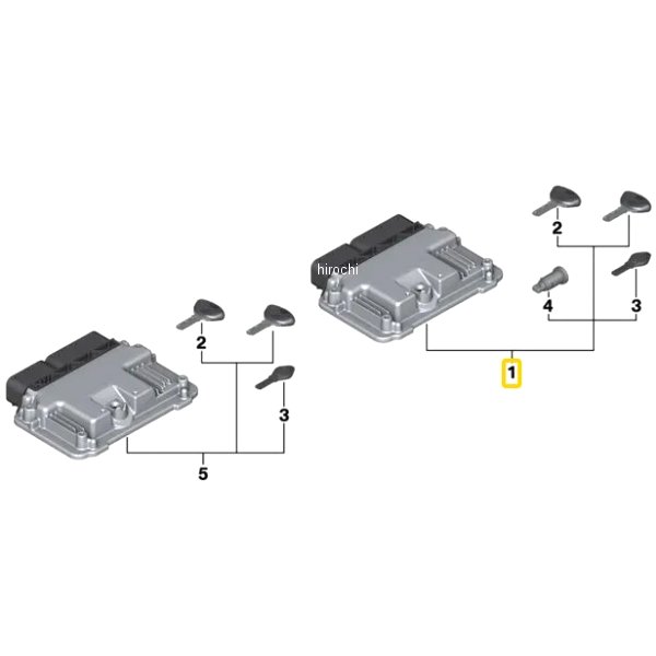 BMW純正 BMSK CU 付き同一キー セット(Code) 51258522280 HD店