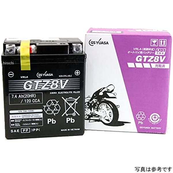 GSユアサ MFバッテリー 制御弁型 12V (液入り充電済) GTZ4V-C HD店