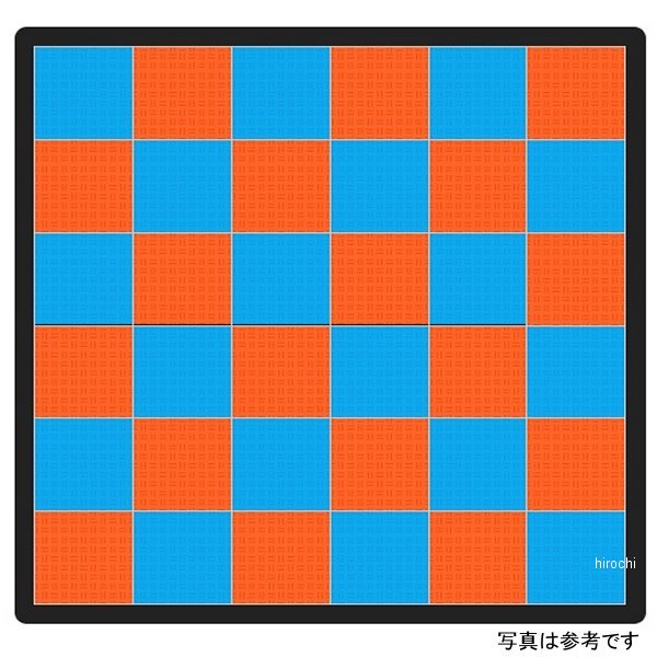 TECTILE-GARAGE0001テックタイルTECTileBike-1セットテックタイル(3times;7)21枚エッジ20個コーナー4個青/オレンジTECTILE-GARAGE0001-BL-ORHD店