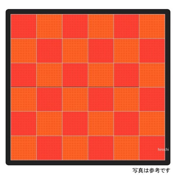 TECTILE-GARAGE0001テックタイルTECTileBike-1セットテックタイル(3times;7)21枚エッジ20個コーナー4個赤/オレンジTECTILE-GARAGE0001-RD-ORHD店