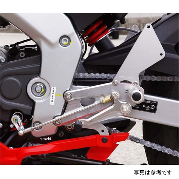 ベビーフェイス BabyFace バックステップキット レースシフト 11年-12年 アプリリア RS4 125 シルバー 002-A010SVR HD店