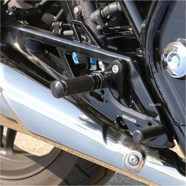 ベビーフェイス BabyFace バックステップキット14年以降 ホンダ CB1100カラー:ブラック【仕様説明】ポジション:140mmバック/40mmアップSTDステップホルダーを利用しプレートオンにてステップを移動します。 ※油圧ブレーキスイッチ(付属)変更のためエア抜き作業及び配線加工が必要です。※サイドスタンド加工が必要な場合があります。002-H030BK楽天 HD店