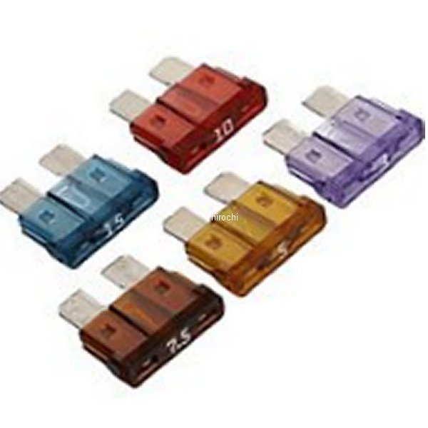 【メーカー在庫あり】 エーモン 平型ヒューズセット 3A、5A、7.5A、10A、15A 3673 HD店