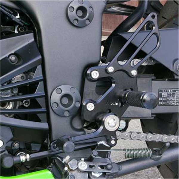 ベビーフェイス BabyFace バックステップキット 08年-12年 Ninja250R 黒 002-K012BK HD店