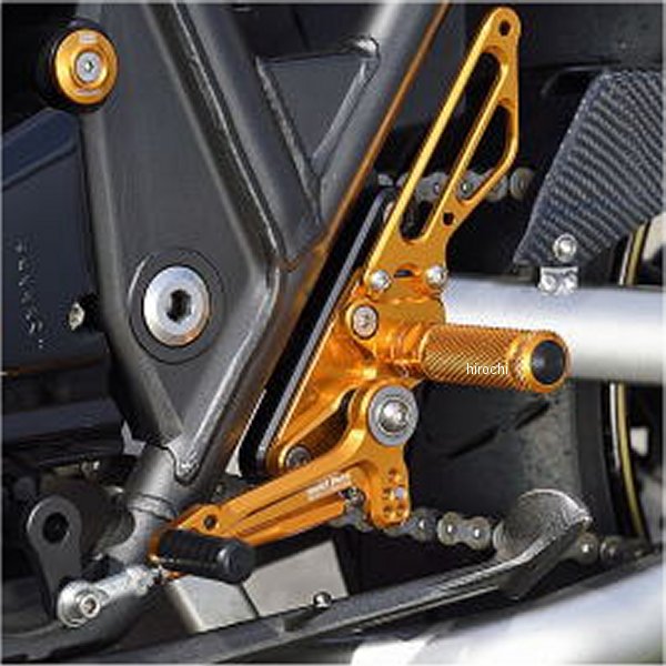 ベビーフェイス BabyFace バックステップキット ZRX1200DAEG ゴールド 002-K036GD HD店