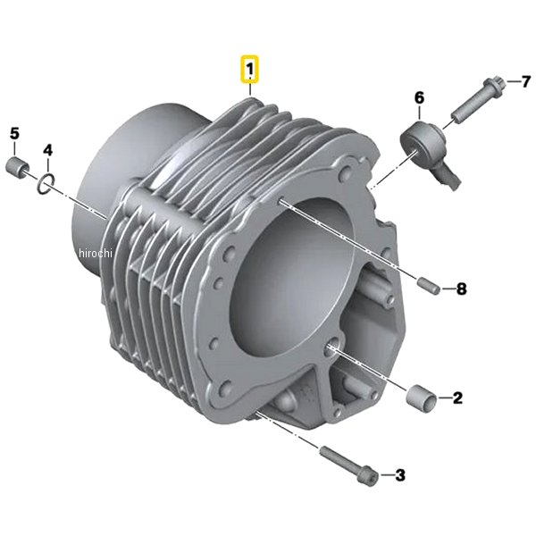 BMW純正 シリンダー LH schwarz 11117673527 HD店