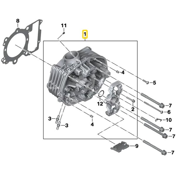 BMW純正 シリンダー ヘッド LH (ZK) schwarz 11128394925 HD店