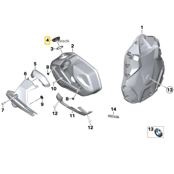 BMW純正 オイル フィラー プラグ 11128405514 HD店