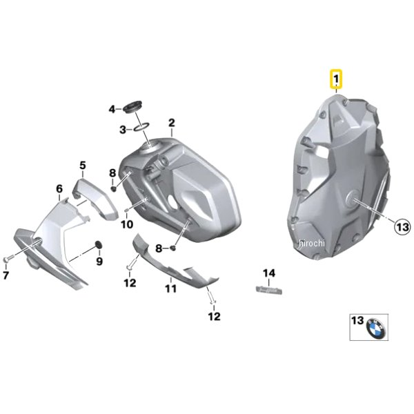 BMW純正 フロント カバー フライス加工済み 11148405515 HD店