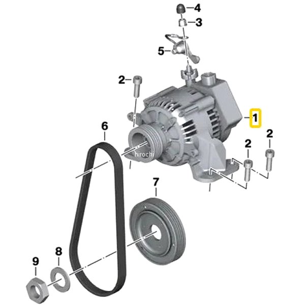 BMW純正 オルタネーター 12317712825 HD店