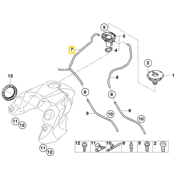 BMW純正 ホース 16137704069 HD店